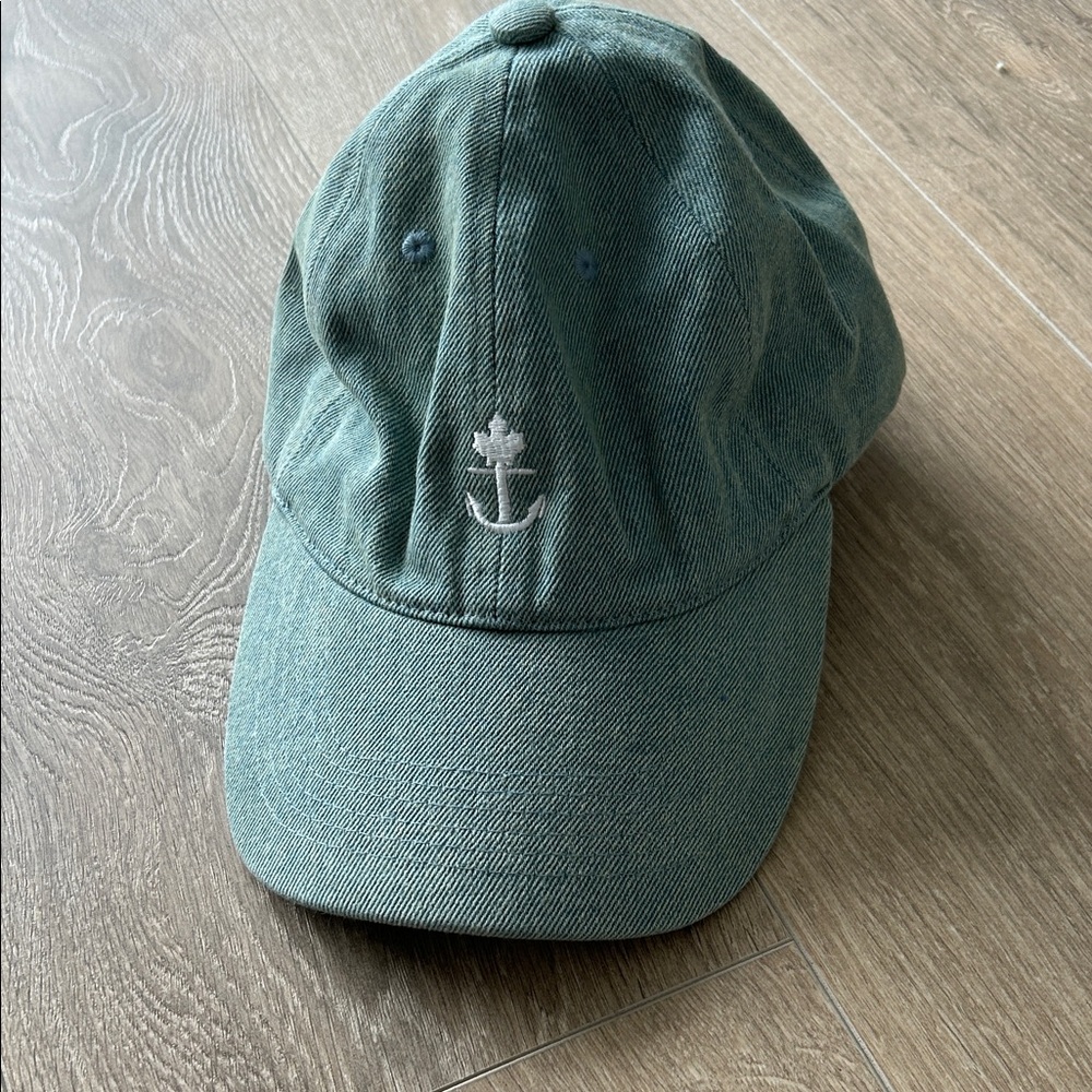 Illbury + Goose Blue Denim Anchor Baseball Hat